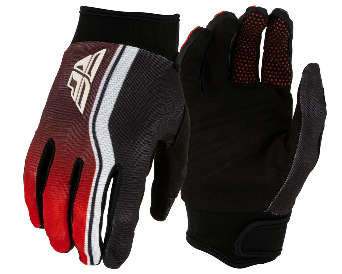 Fly Racing Youth F-16 Raze Gloves (Black/Red/White) (Youth L)